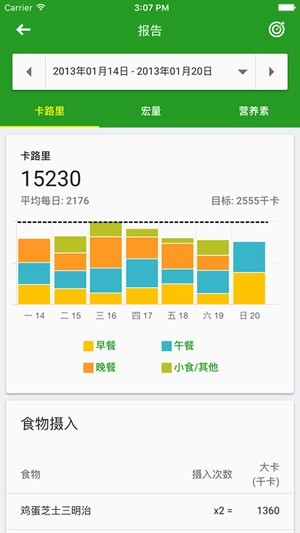 FatSecret计算食物热量app